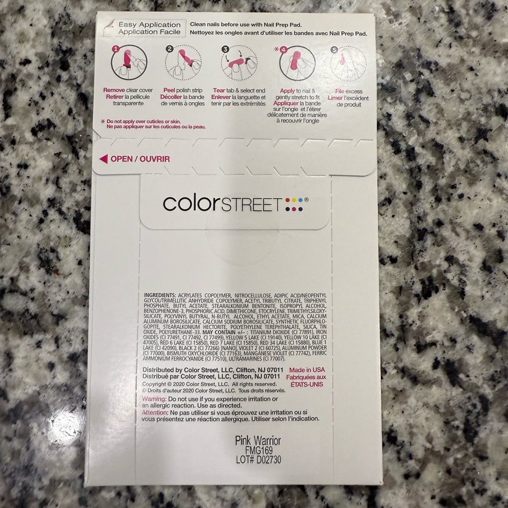Color Street-Pink Warrior - Picture 2 of 2